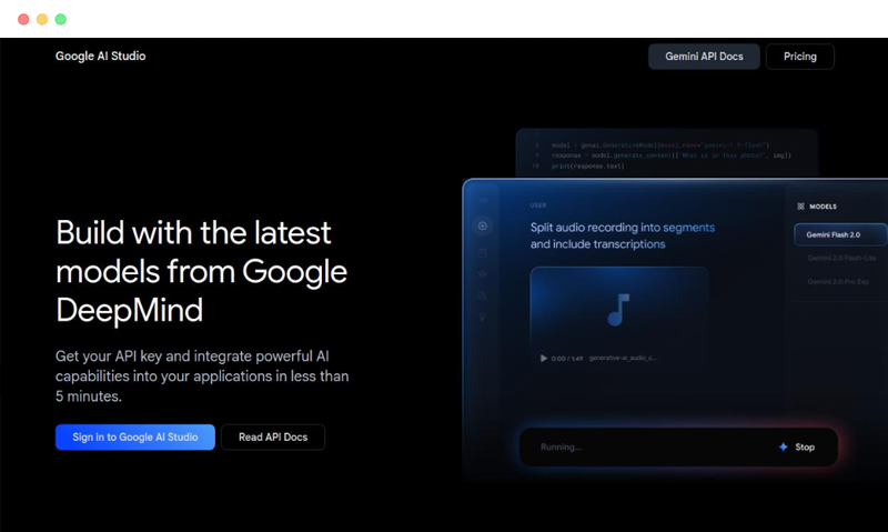 Google AI Studio