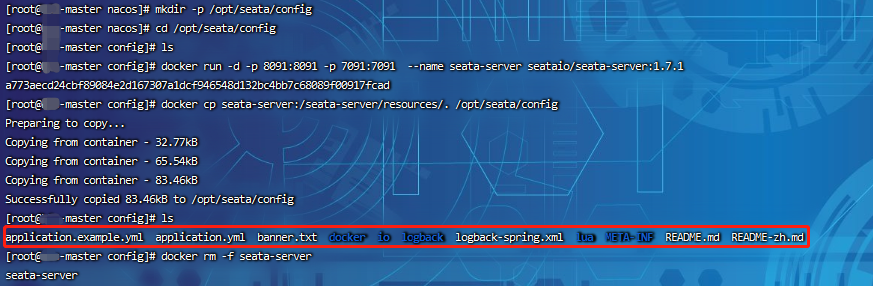 Linux 环境下使用 Docker 部署 Seata 1.7.1 (图文教程)