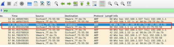 Wireshark中的ARP协议包分析