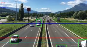 Python OpenCV高速公路道路汽车车辆侦测检测识别统计数量