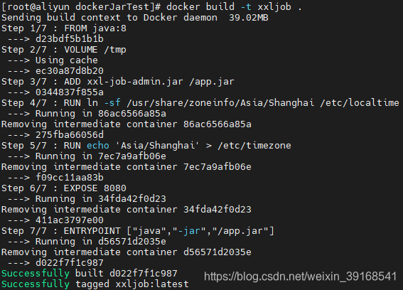 Docker【应用 01】Spring Boot 项目部署在Linux环境下的Docker容器内举例（任务调度系统 xxl-job 任务调度中心）（手动版）