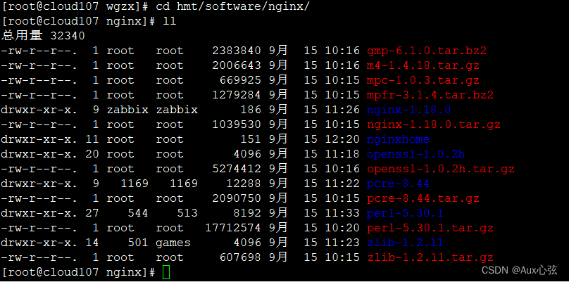 web后端-linux-nginx-1.18操作命令和部署