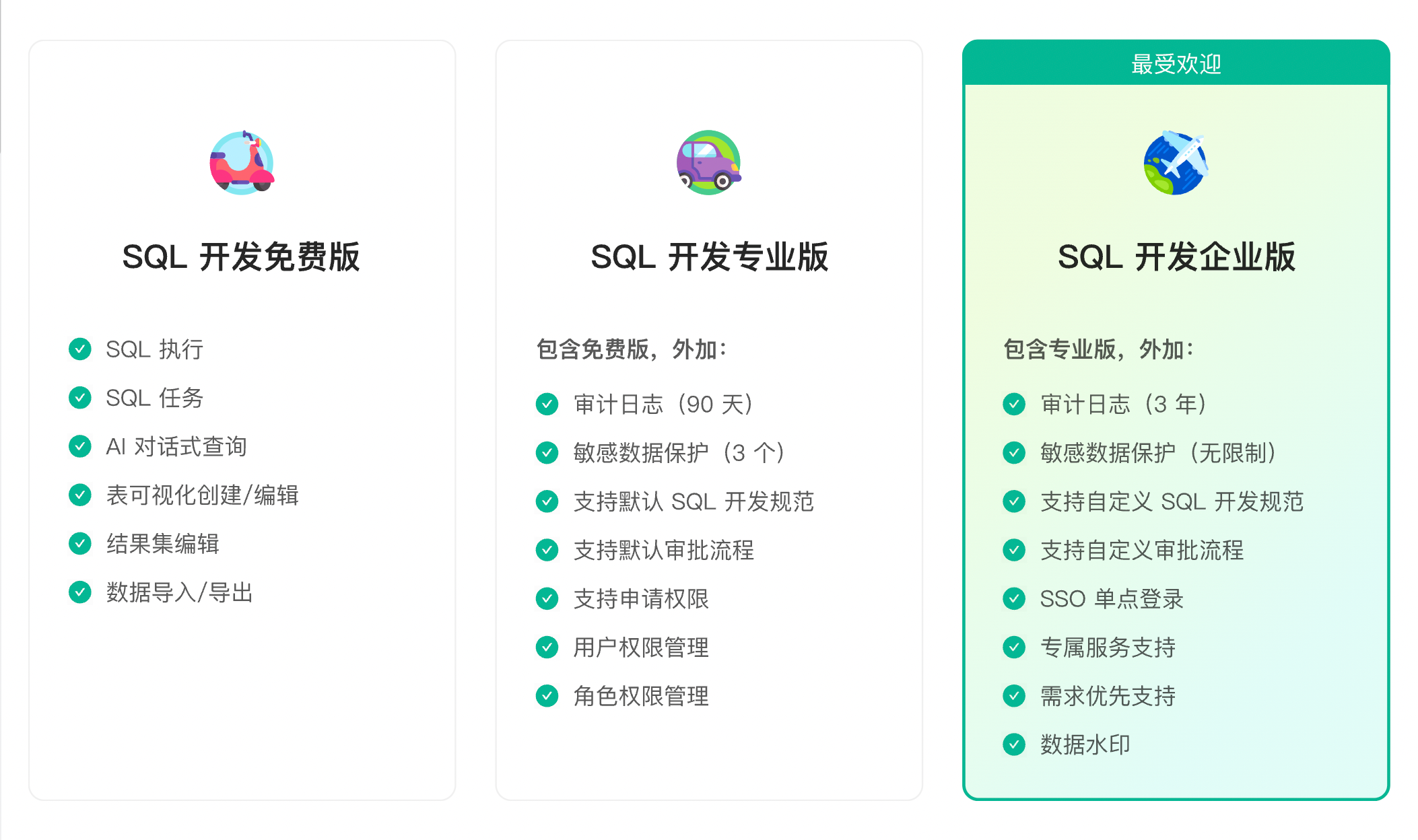 NineData SQL 开发功能提供多个版本.png