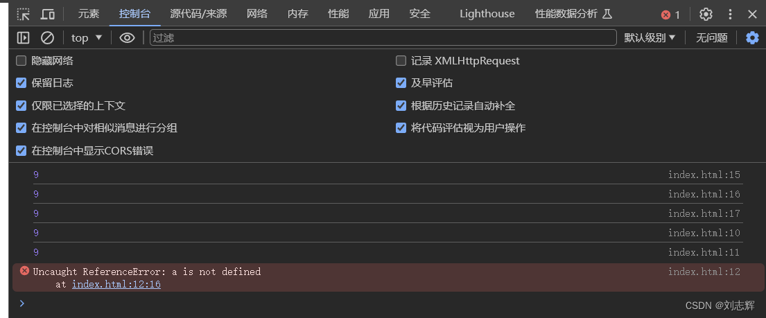 js经典例题之var a = b = c = 9；