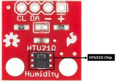 HTU21D温湿度传感器与Arduino连接电路图说明