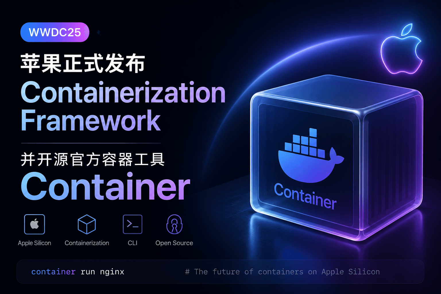 Docker 要慌了?苹果开源 Container,Mac 原生容器时代来了!-阿里云开发者社区