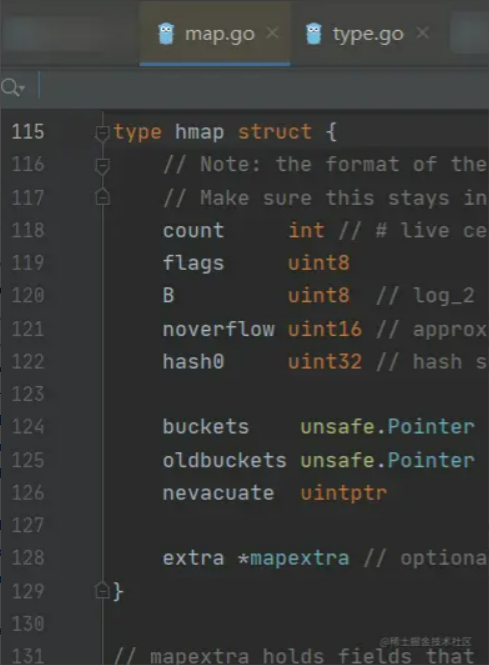 GO 中 map 的实现原理