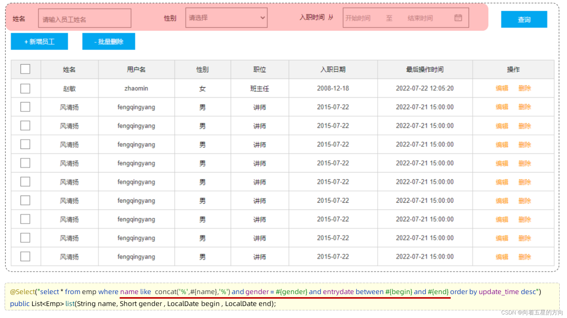 Javaweb之Mybatis的动态SQL的详细解析