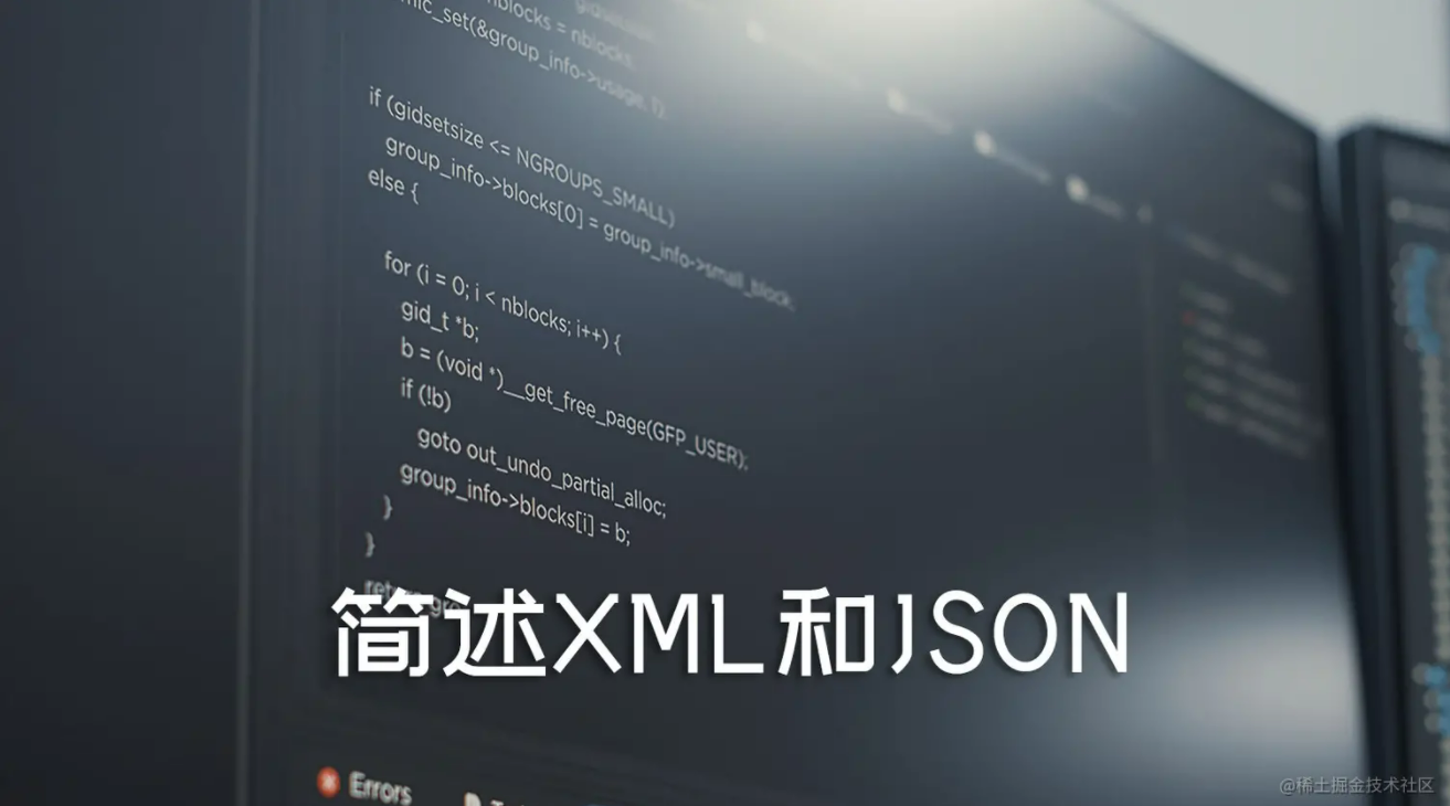 简述XML和JSON