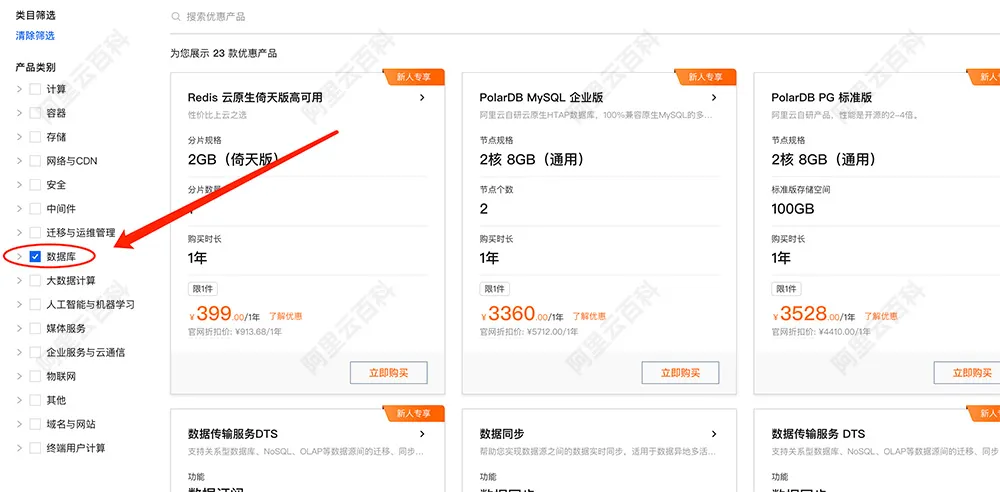 阿里云活动中心数据库优惠价格.jpg