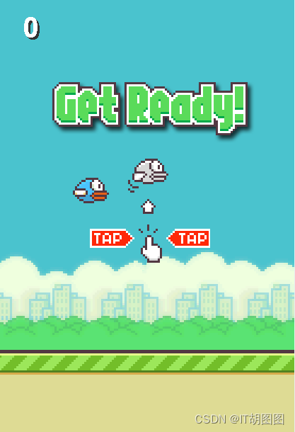 【Java实现小游戏】飞翔的小鸟（源码）