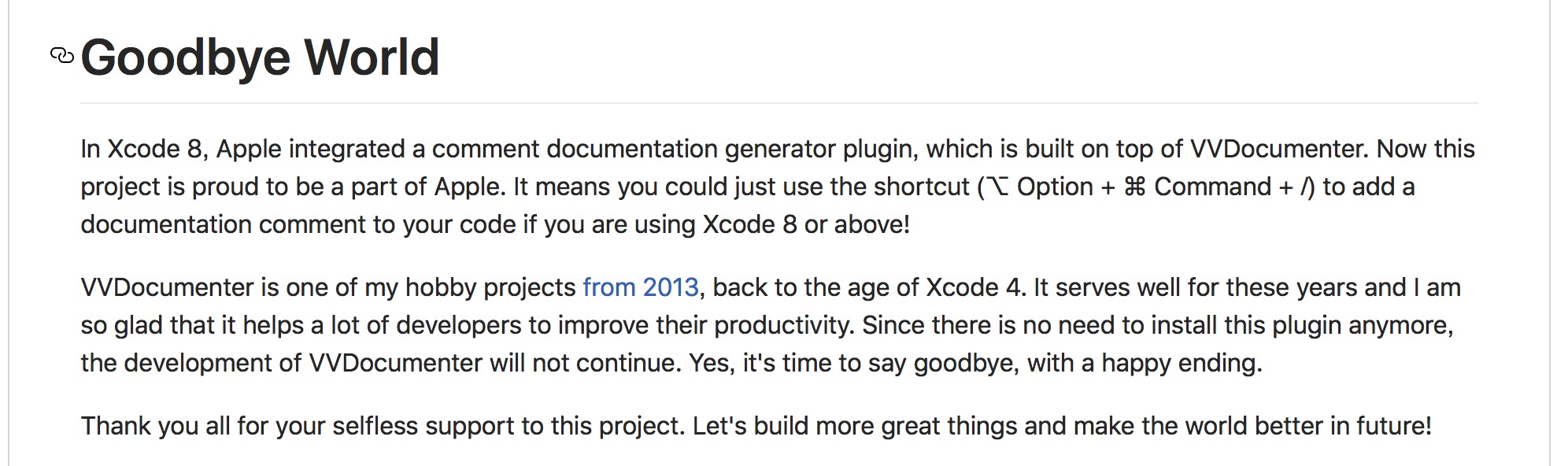 iOS开发－ 注释插件VVDocumenter-Xcode in Xcode8