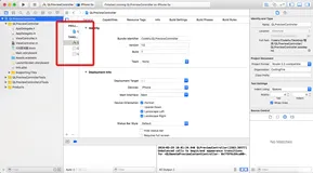 Xcode使用 －选中工程文件时Project，target这一栏有时会被覆盖