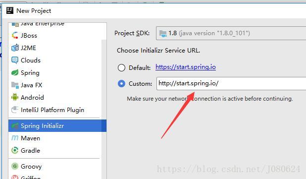 Initialization failed for 'https://start.spring.io' Please check URL, network and proxy settings.