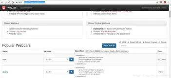 SpringBoot - WebJars