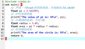 c语言中float的作用类型