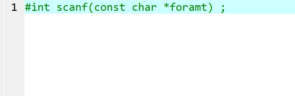 C语言的scanf的作用和屏幕需要输入类型