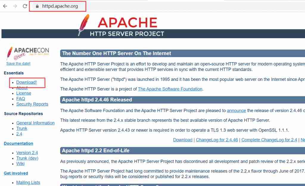 Windows安装Apache服务器