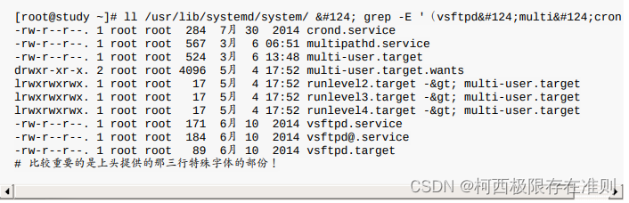 17.1.2 【Linux】systemd使用的unit分类