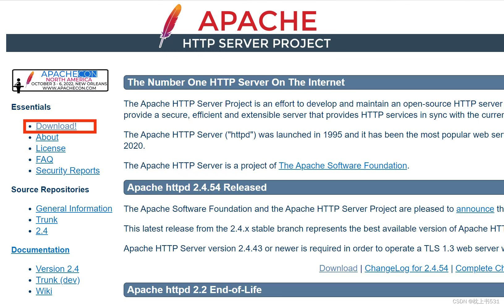 小白下载和安装Apache的教程（保姆级）
