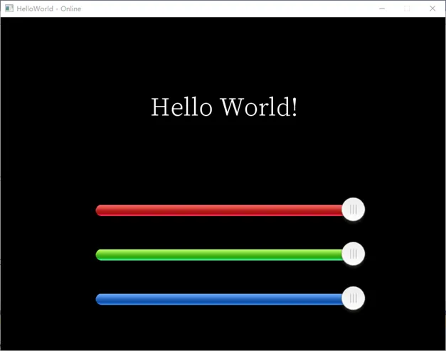 HelloWorld运行窗口