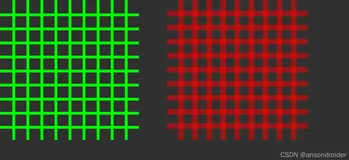 Android Paint 抗锯齿画线模糊