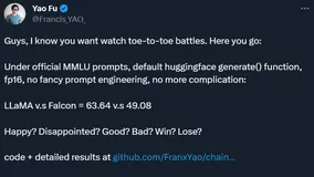 彻底反转：号称「碾压」LLaMA的Falcon实测得分仅49.08，HuggingFace决定重写排行榜代码