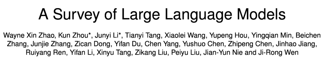 大型语言模型综述全新出炉：从T5到GPT-4最全盘点，国内20余位研究者联合撰写（1）