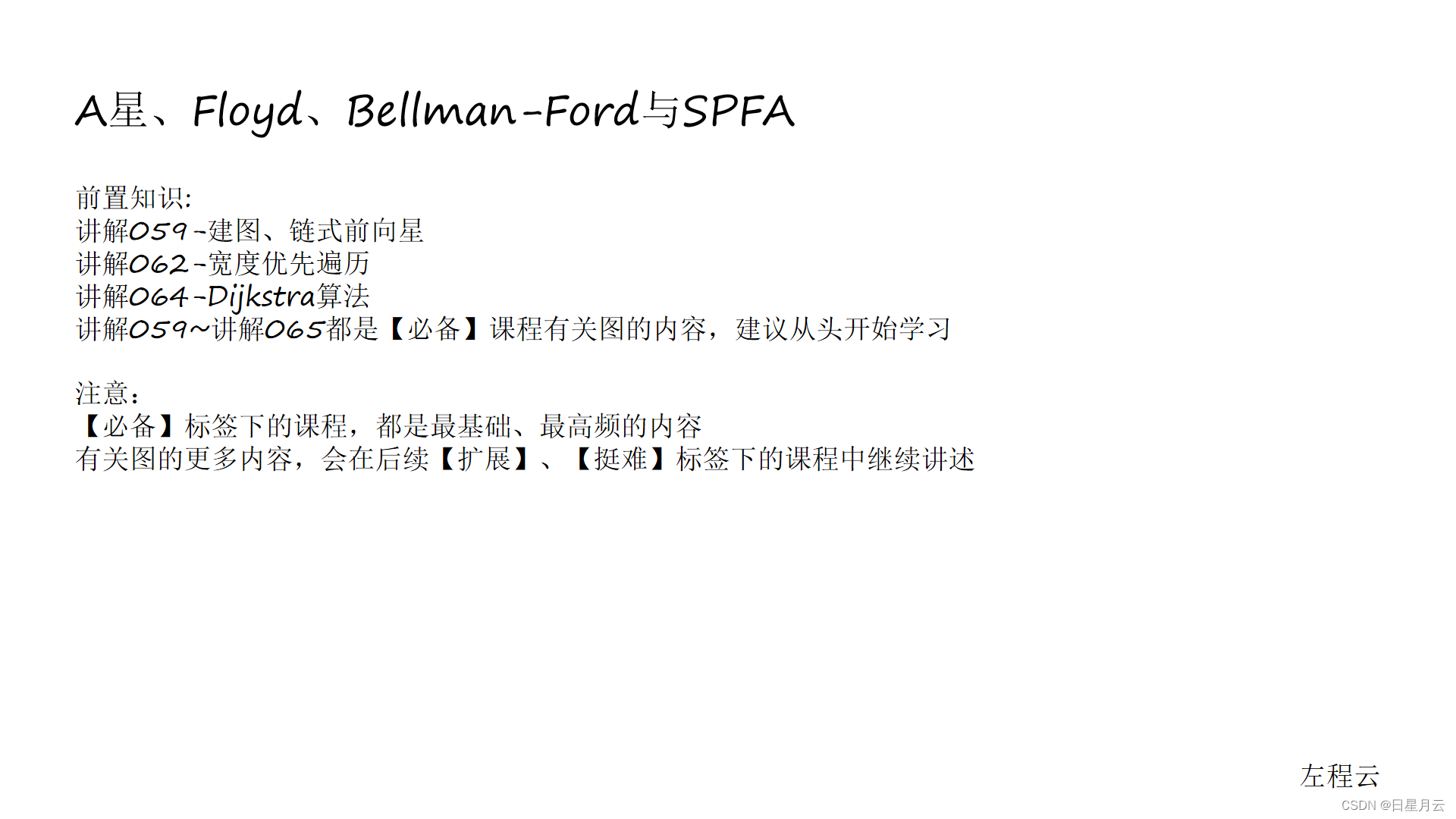 class065 A星、Floyd、Bellman-Ford与SPFA【算法】