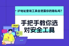 IP地址查询工具会泄露你的隐私吗？手把手教你选对安全工具
