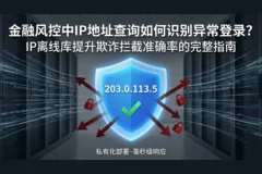 金融风控中IP地址查询如何识别异常登录？IP离线库提升欺诈拦截准确率的完整指南