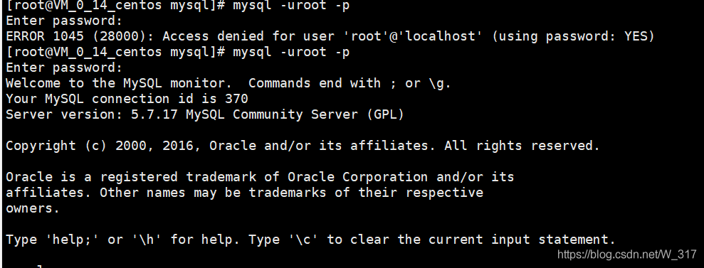 Navicat远程连接linux下mysql服务器1045错误解决办法在这儿