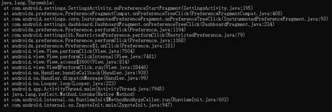 Android Settings 跳转流程