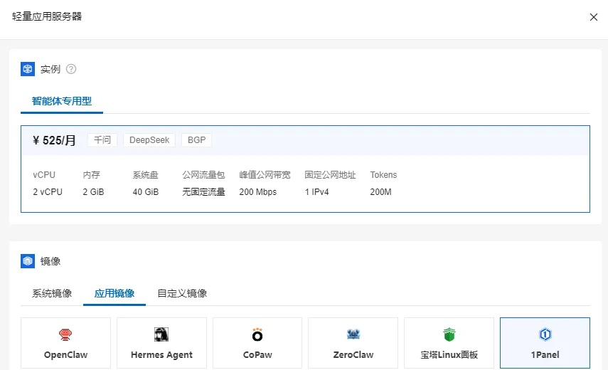 智能体专用型可选镜像.png