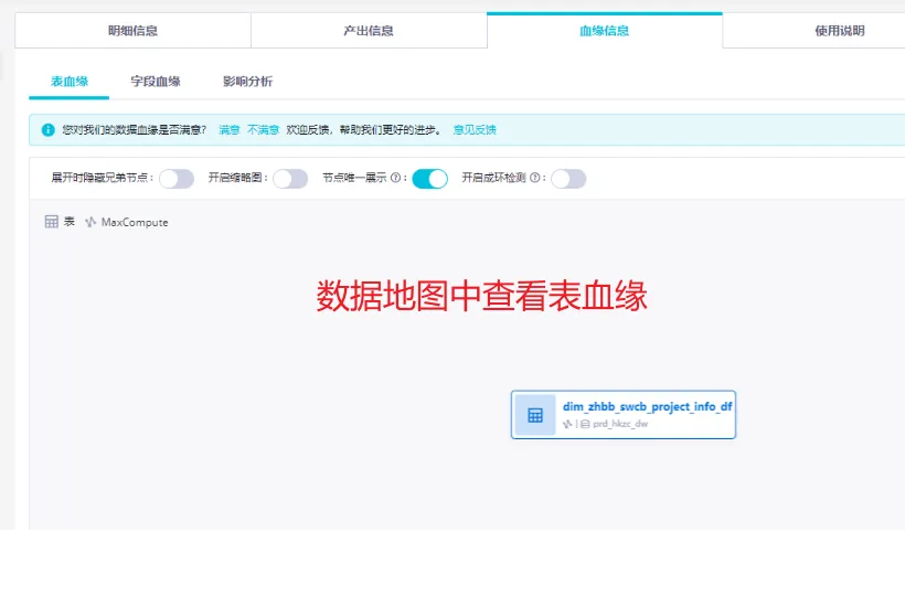 DataWorks产品使用合集之数据地图种没有表血缘是为什么？