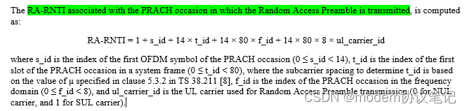 Ra Rnti Equation NR 4步随机接入CBRA的竞争解决方法与上行同步过程-开发者社区-阿里云
