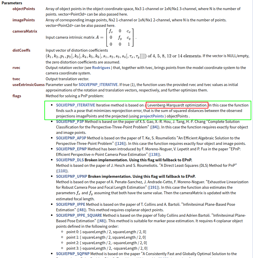 一文了解PnP算法，python opencv中的cv2.solvePnP()的使用，以及使用cv2.sovlePnP()方法标定相机和2D ...