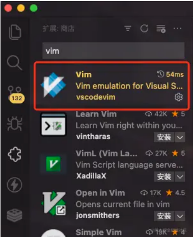 VSCode 中使用 vim 操作