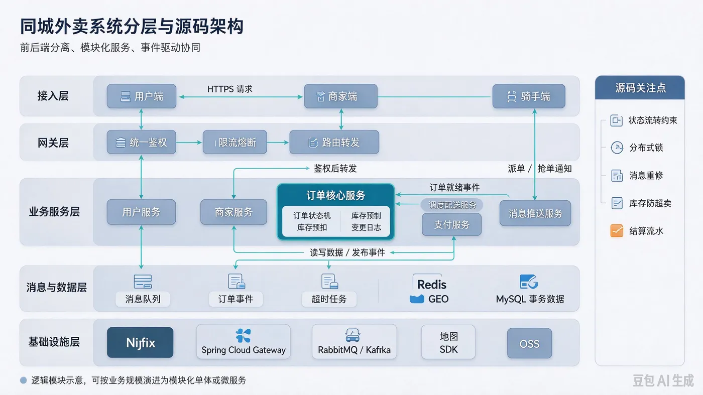 同城外卖系统开发：用户、商家、骑手端协同与源码架构解析 (1).png