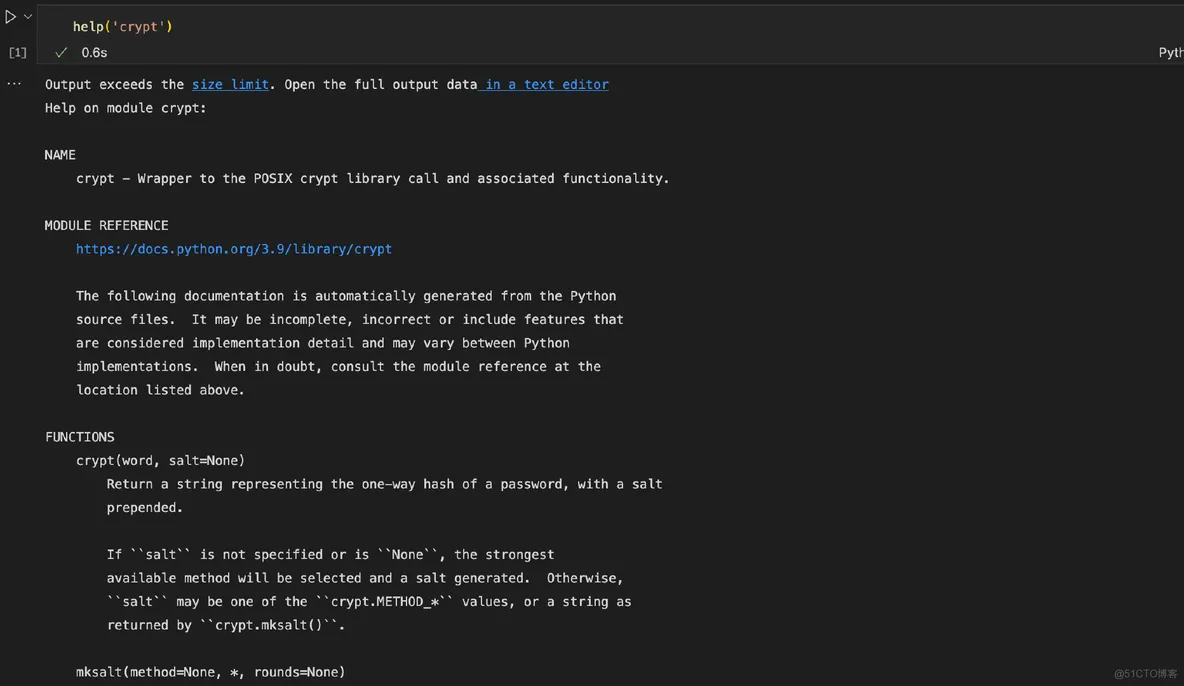 Python编程--UNIX口令破解机