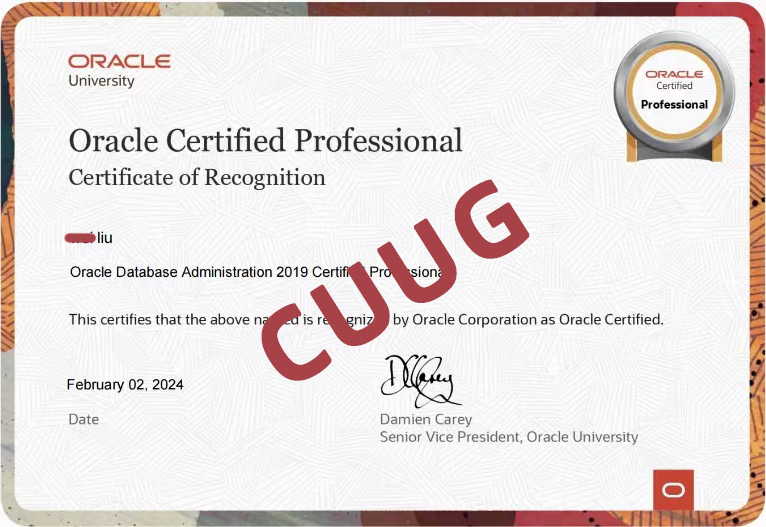 【优技教育】Oracle 19c OCP 082题库(第8题)- 2024年修正版