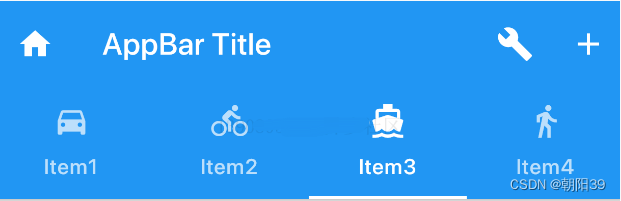 flutter 导航组件 AppBar （含顶部选项卡TabBar，抽屉菜单 drawer ，自定义导航图标）-阿里云开发者社区