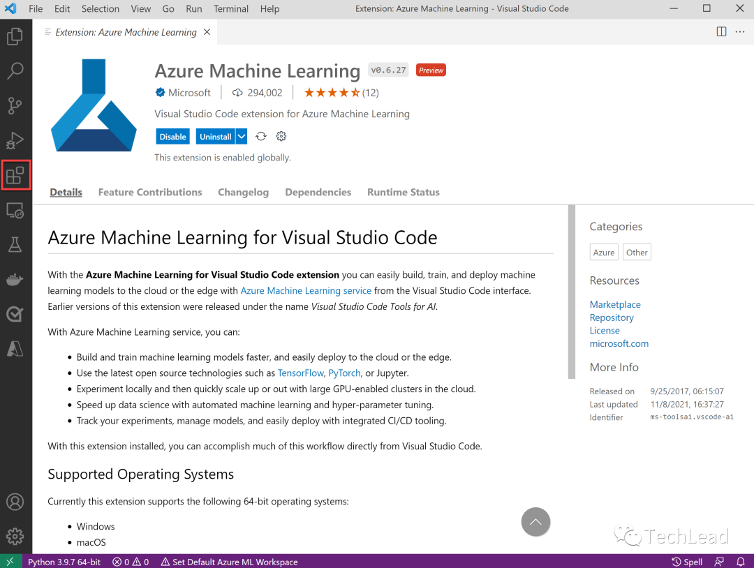 Azure 机器学习 - 使用 Visual Studio Code训练图像分类 TensorFlow 模型-阿里云开发者社区