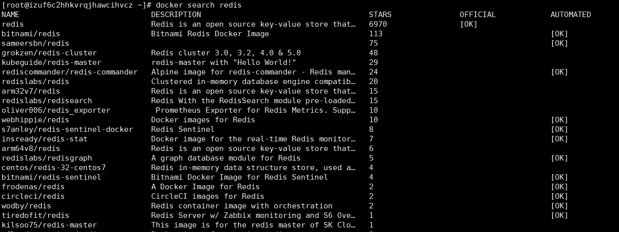 docker安装redis