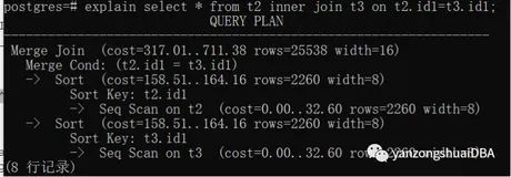 PostgreSQL/GreenPlum Merge Inner Join解密