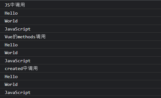 Vue与原生JS中方法调用
