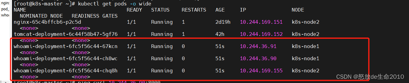 k8s创建完pod后报错: Failed connect to 10.244.36.90:8000； No route to host