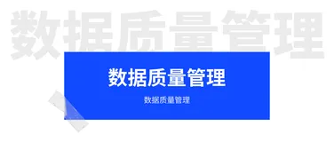 【能力比对】数据质量管理VS数据质量平台