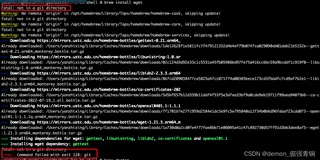 Mac使用brew install 安装wget工具报错 fatal: not in a git directory Error: Command failed with exit 128: git