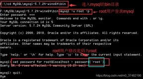 mysql：Windows修改MySQL数据库密码（修改或忘记密码）
